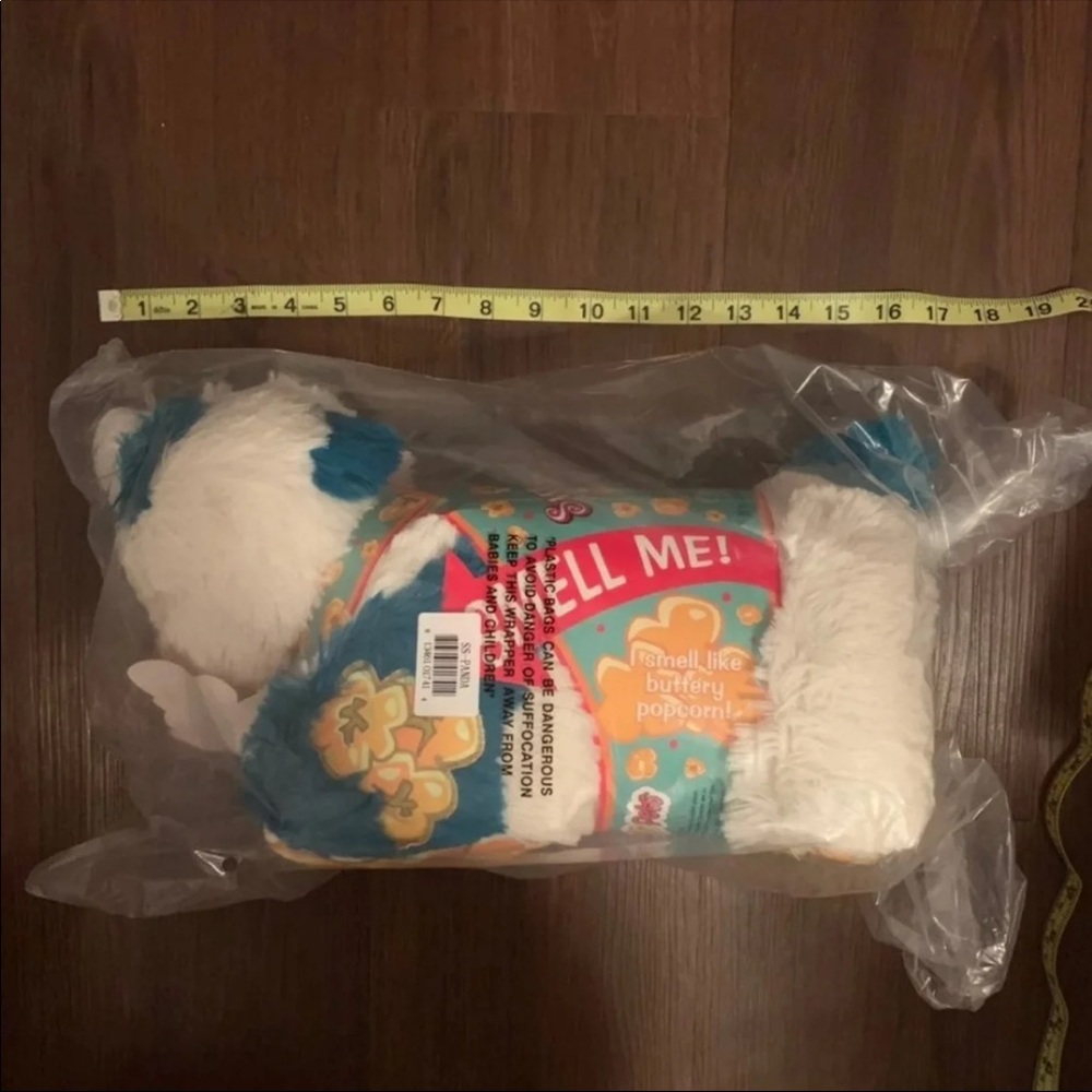 My Pillow Pet Scented Popcorn Panda Plush Doll NEW - Picture 6 of 8